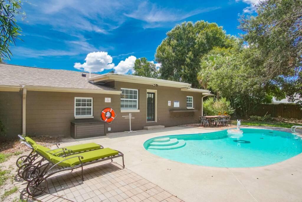 Villa Boho Vibes- Private Pool- 10 Min To Raymond James Tampa Exterior foto