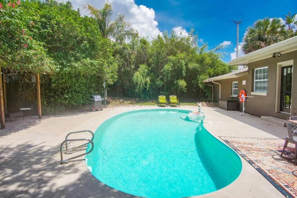 Villa Boho Vibes- Private Pool- 10 Min To Raymond James Tampa Exterior foto